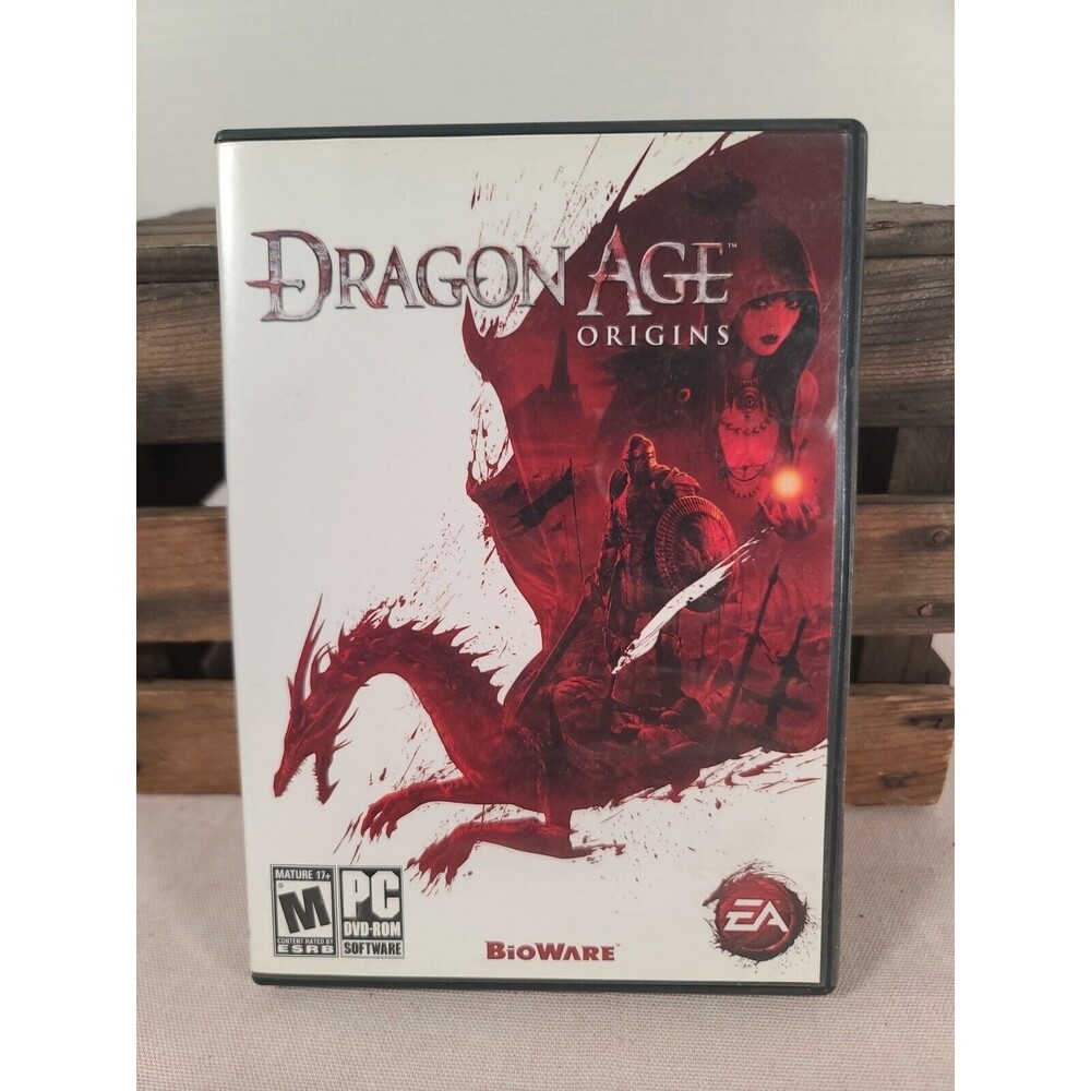 PC GAME Dragon Age: Origins (PC DVD-ROM, 2009) Game Complete with Manual Tested